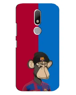 Чохол для Motorola Moto M з картинкою «Bored Ape — фанат Барси» Чохол для Motorola Moto M з картинкою «Bored Ape — фанат Барси»