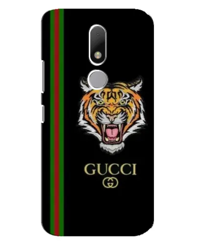 Чехол для Motorola Moto M с картинкой «Тигр Gucci»
