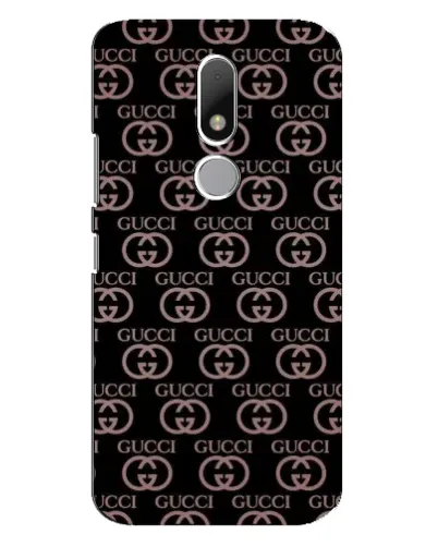 Чехол для Motorola Moto M с картинкой «Классическая монограмма Gucci»