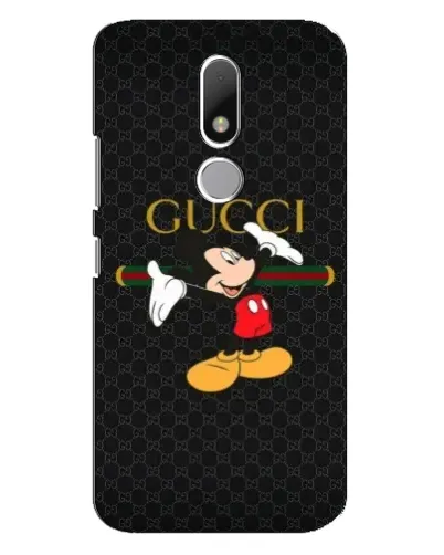 Чехол для Motorola Moto M с картинкой «Микки Маус Gucci»