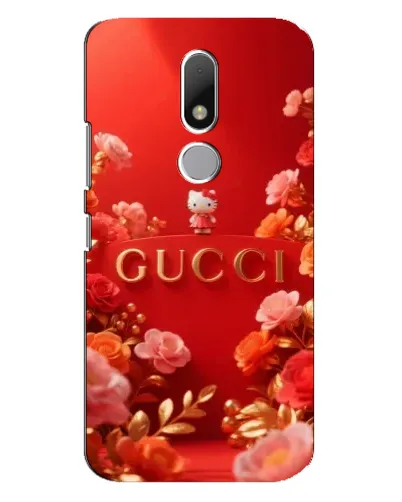 Чехол для Motorola Moto M с картинкой «Gucci — золотой сад»