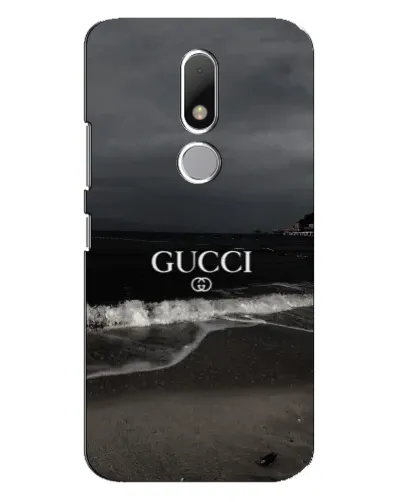 Чехол для Motorola Moto M с картинкой «Gucci — морской прибой»