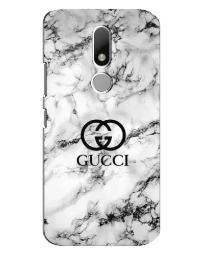 Чехол для Motorola Moto M с картинкой «Gucci — мраморный шик»