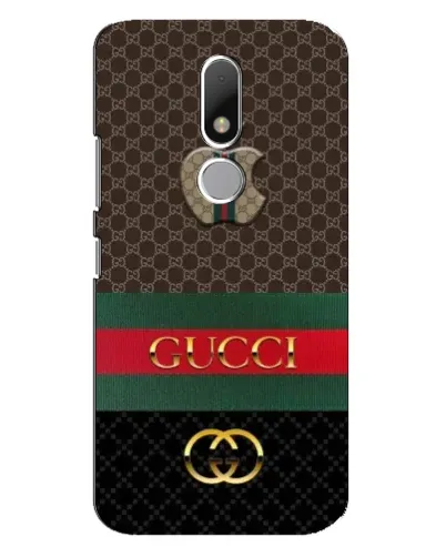 Чехол для Motorola Moto M с картинкой «Gucci — брендированный десерт»