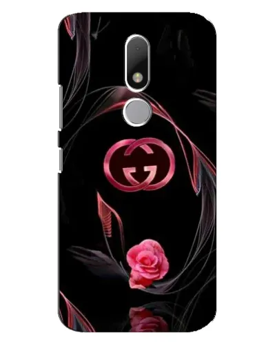 Чехол для Motorola Moto M с картинкой «Gucci — неоновая роза»