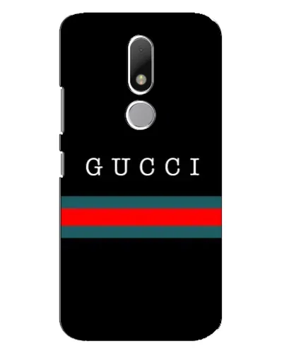 Чехол для Motorola Moto M с картинкой «Gucci — красный пояс»