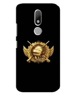 Чехол для Motorola Moto M с картинкой «PUBG — оранжевый градиент»