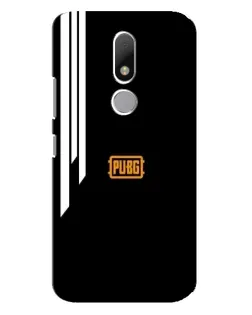 Чехол для Motorola Moto M с картинкой «PUBG — вертикальные линии»