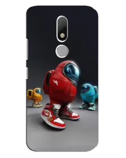 Чехол для Motorola Moto M с картинкой «Among Us — 3D стиль»