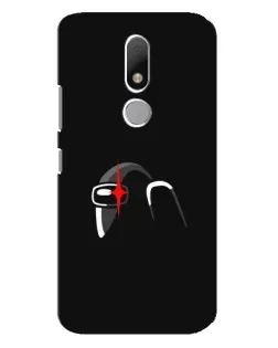 Чехол для Motorola Moto M с картинкой «Among Us шлем»