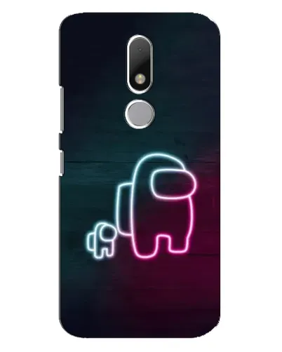 Чехол для Motorola Moto M с картинкой «Among Us неон-арт» Чехол для Motorola Moto M с картинкой «Among Us неон-арт»