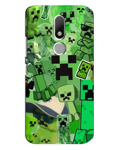 Чехол для Motorola Moto M с картинкой «Криперы Minecraft» Чехол для Motorola Moto M с картинкой «Криперы Minecraft»