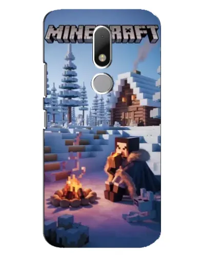 Чехол для Motorola Moto M с картинкой «Зимний Minecraft» Чехол для Motorola Moto M с картинкой «Зимний Minecraft»