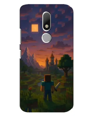 Чехол для Motorola Moto M с картинкой «Стив у башни» Чехол для Motorola Moto M с картинкой «Стив у башни»