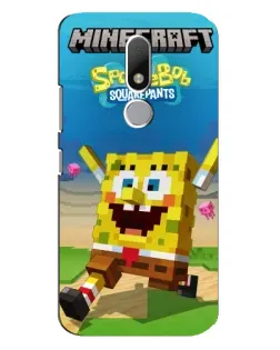 Чехол для Motorola Moto M с картинкой «Губка Боб Minecraft» Чехол для Motorola Moto M с картинкой «Губка Боб Minecraft»