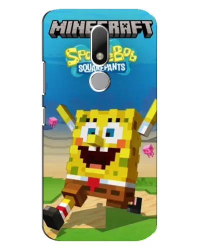 Чехол для Motorola Moto M с картинкой «Губка Боб Minecraft» Чехол для Motorola Moto M с картинкой «Губка Боб Minecraft»