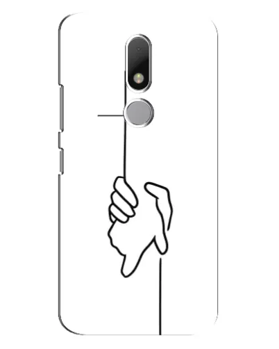 Чехол для Motorola Moto M с картинкой «Рука держит»