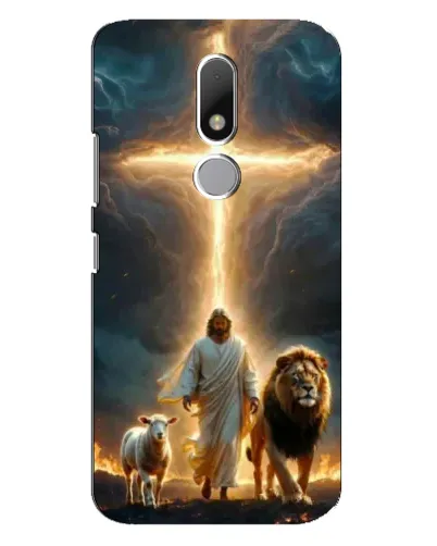 Чехол для Motorola Moto M с картинкой «Лев Иуды и Свет»