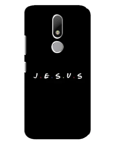 Чехол для Motorola Moto M с картинкой «Точки веры J.E.S.U.S.»