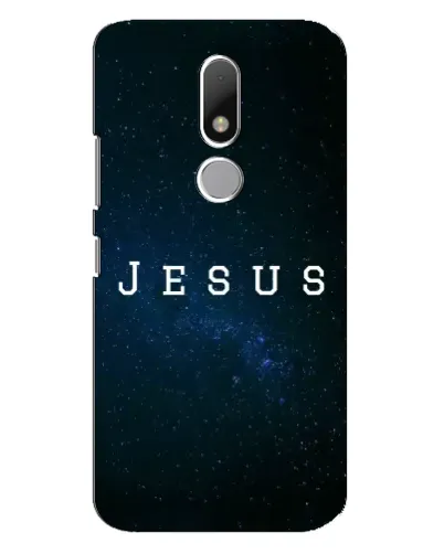 Чехол для Motorola Moto M с картинкой «Звездное небо Jesus»