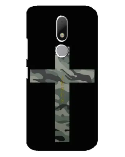 Чехол для Motorola Moto M с картинкой «Милитари Крест»