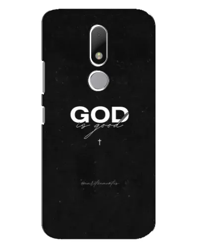 Чехол для Motorola Moto M с картинкой «GOD — Бог над всем»
