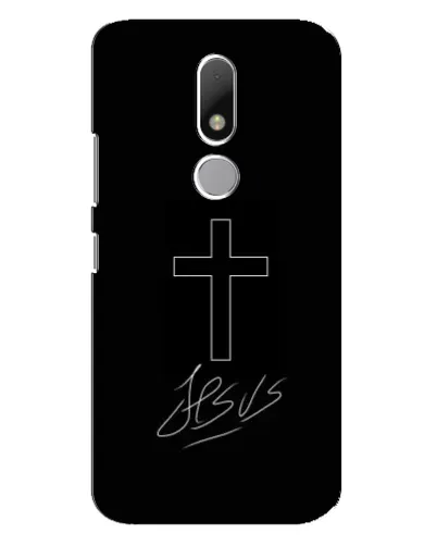 Чехол для Motorola Moto M с картинкой «Графический крест Jesus» Чехол для Motorola Moto M с картинкой «Графический крест Jesus»