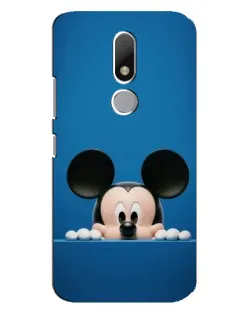 Чохол для Motorola Moto M з картинкою «Міккі виглядає» Чохол для Motorola Moto M з картинкою «Міккі виглядає»