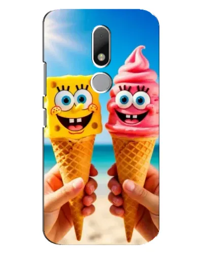 Чехол для Motorola Moto M с картинкой «Спанч Боб мороженое» Чехол для Motorola Moto M с картинкой «Спанч Боб мороженое»