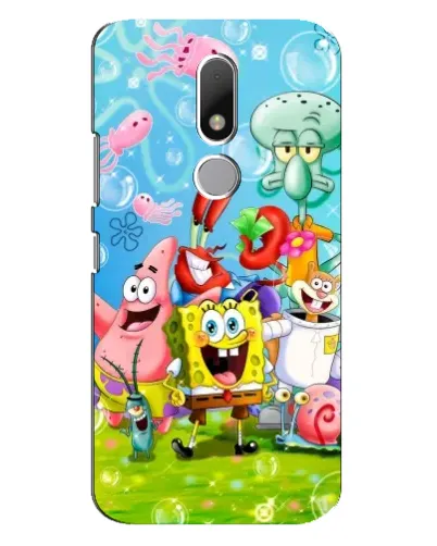 Чехол для Motorola Moto M с картинкой «Губка Боб и друзья» Чехол для Motorola Moto M с картинкой «Губка Боб и друзья»