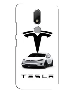 Чехол для Motorola Moto M с картинкой «Tesla White Style» Чехол для Motorola Moto M с картинкой «Tesla White Style»