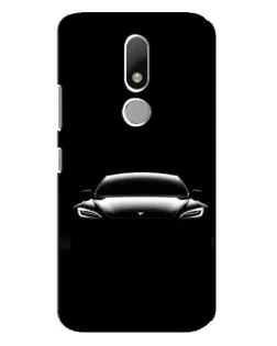 Чехол для Motorola Moto M с картинкой «Фары Tesla Night» Чехол для Motorola Moto M с картинкой «Фары Tesla Night»