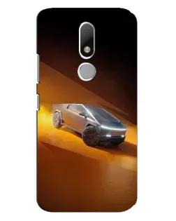 Чехол для Motorola Moto M с картинкой «Cybertruck в пустыне» Чехол для Motorola Moto M с картинкой «Cybertruck в пустыне»
