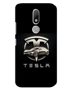 Чехол для Motorola Moto M с картинкой «Tesla — серебристое авто» Чехол для Motorola Moto M с картинкой «Tesla — серебристое авто»