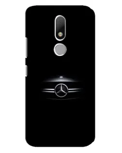 Чехол для Motorola Moto M с картинкой «Mercedes — абстрактные линии»