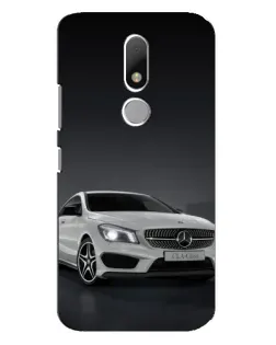Чехол для Motorola Moto M с картинкой «Mercedes AMG GT Silver»