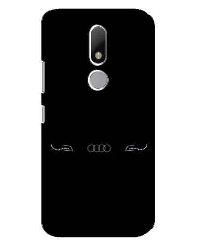 Чехол для Motorola Moto M с картинкой «Audi — световой подпись»