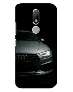 Чехол для Motorola Moto M с картинкой «Audi — детализация кузова»