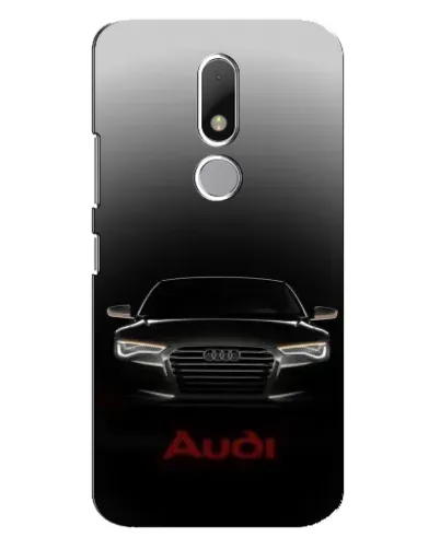 Чехол для Motorola Moto M с картинкой «Audi — градиентный контур»