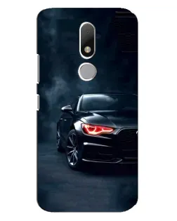 Чехол для Motorola Moto M с картинкой «Audi — хищный взгляд»