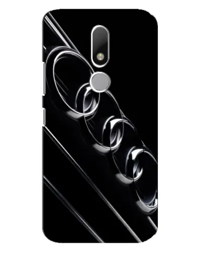 Чехол для Motorola Moto M с картинкой «Audi — абстрактные кольца»