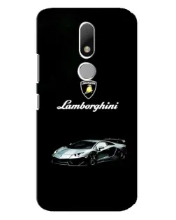 Чехол для Motorola Moto M с картинкой «Логотип Lamborghini классика»
