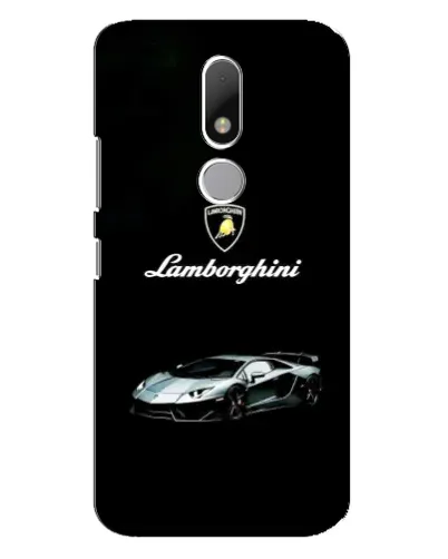 Чехол для Motorola Moto M с картинкой «Логотип Lamborghini классика»