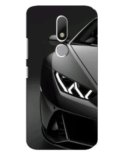 Чехол для Motorola Moto M с картинкой «Lamborghini фары детализация»