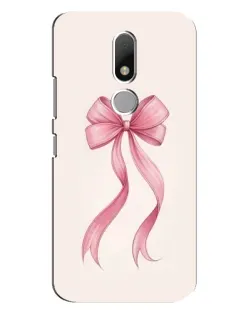 Чехол для Motorola Moto M с картинкой «Розовый бант»
