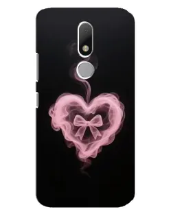 Чехол для Motorola Moto M с картинкой «Дымчатое сердце»