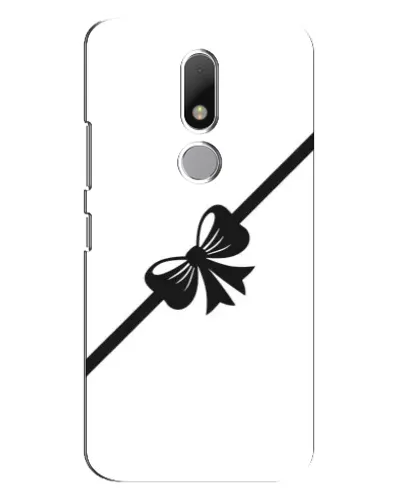 Чехол для Motorola Moto M с картинкой «Диагональный бант»