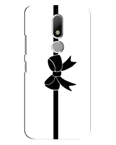 Чехол для Motorola Moto M с картинкой «Вертикальный бант»