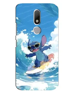 Чехол для Motorola Moto M с картинкой «Стич на волне» Чехол для Motorola Moto M с картинкой «Стич на волне»
