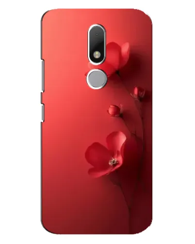 Чехол для Motorola Moto M с картинкой «Маковые соцветия»
